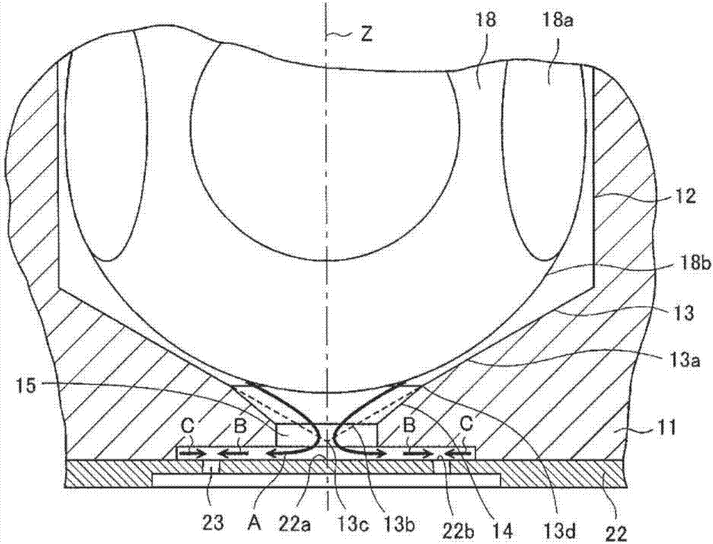 Valve device for fuel injection valve