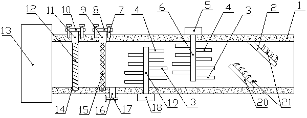 Sewage pump anti-blocking device