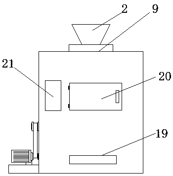 Construction waste recovering and powdering device