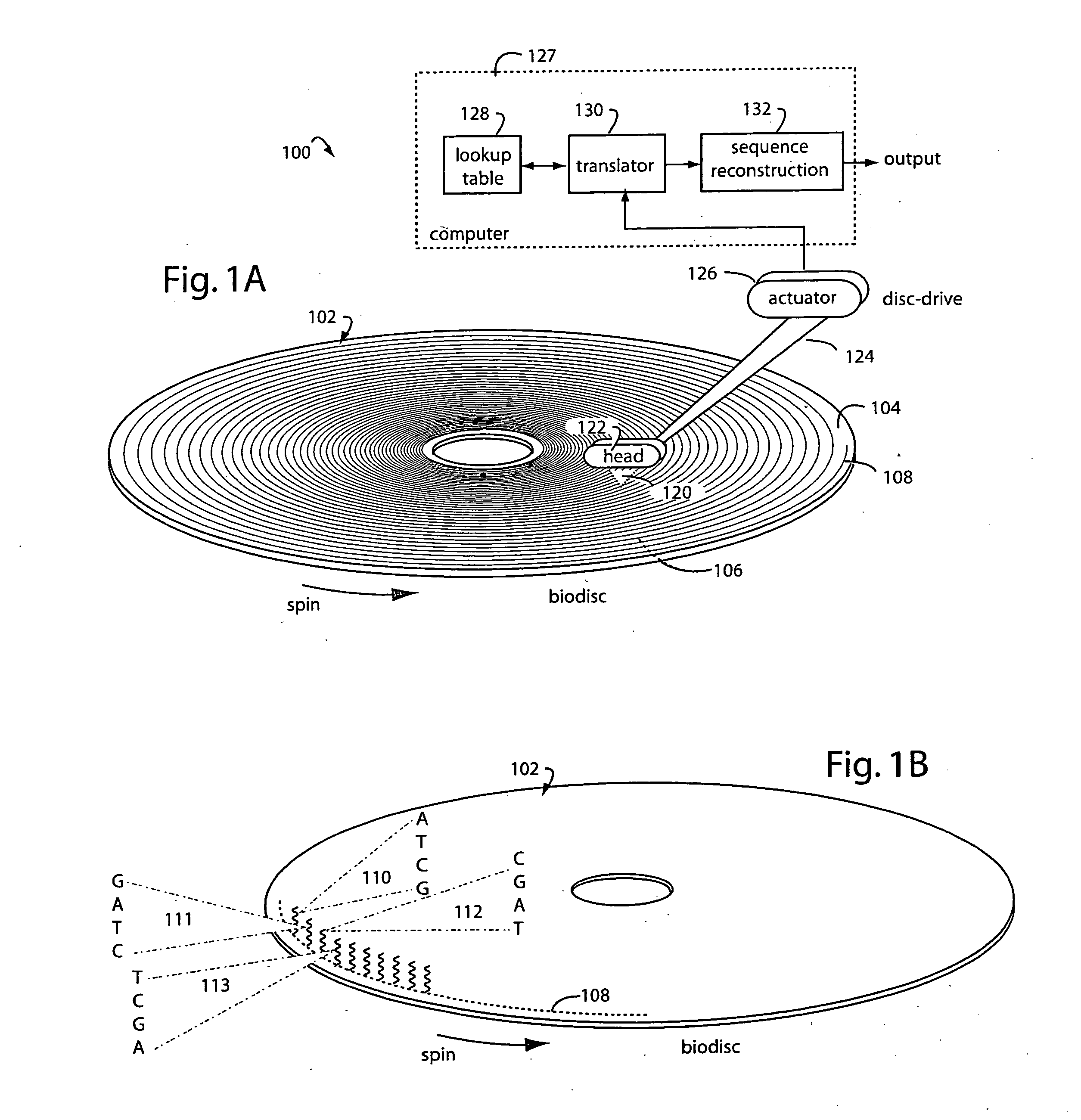 Biodisc microarray and its fabrication, use, and scanning