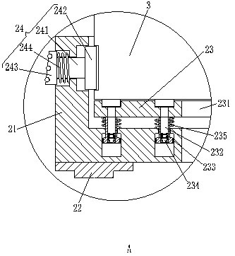 Split mounting type raised floor and laying method thereof