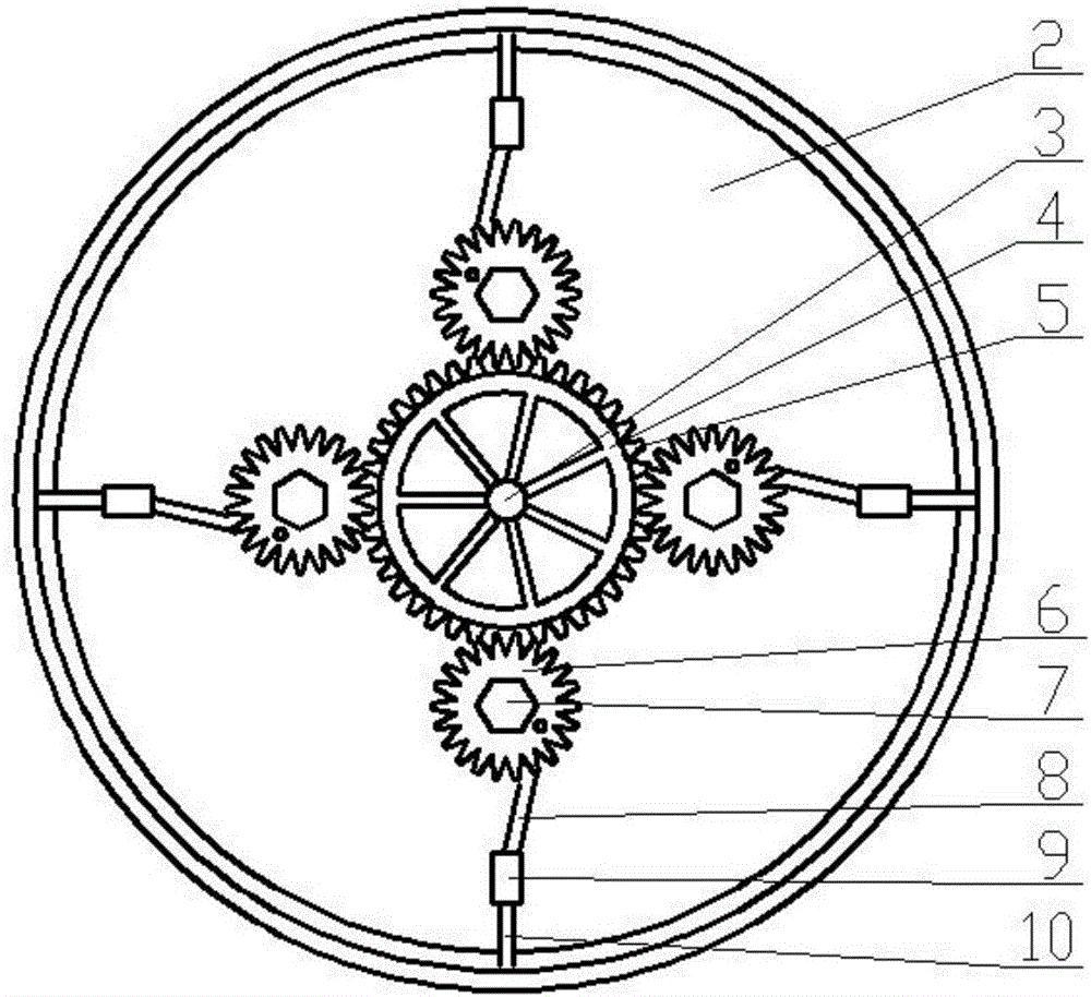 Compression and heat resistant gear-connected bar type sealing door