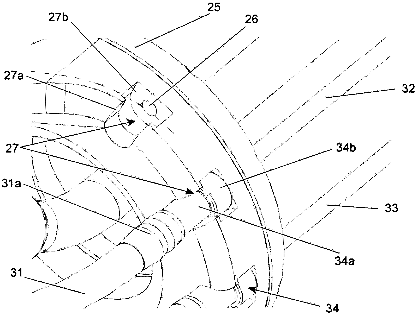 Components and assembly for performing brachytherapy treatment of tumour tissue in a human and animal body