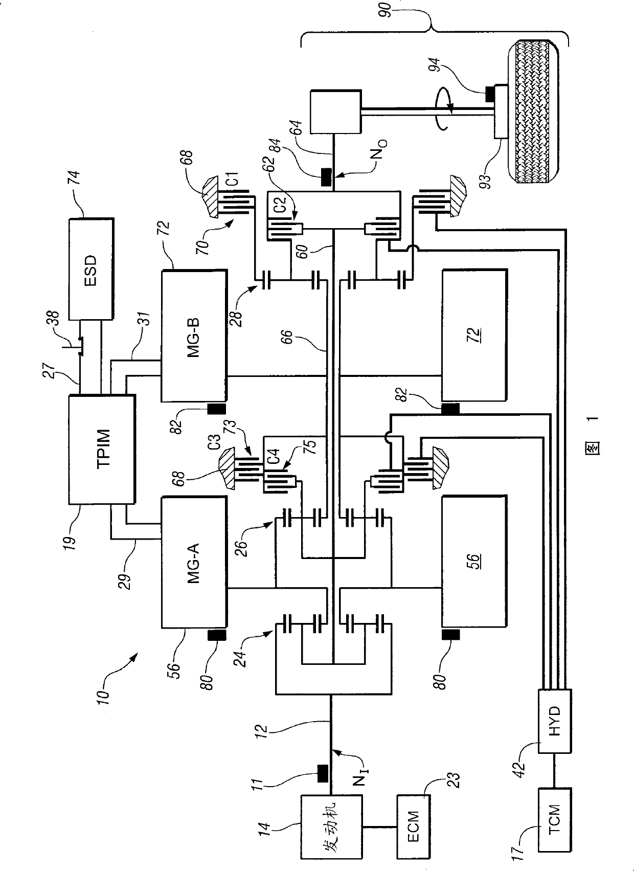 Method and apparatus to control off-going clutch torque during torque phase