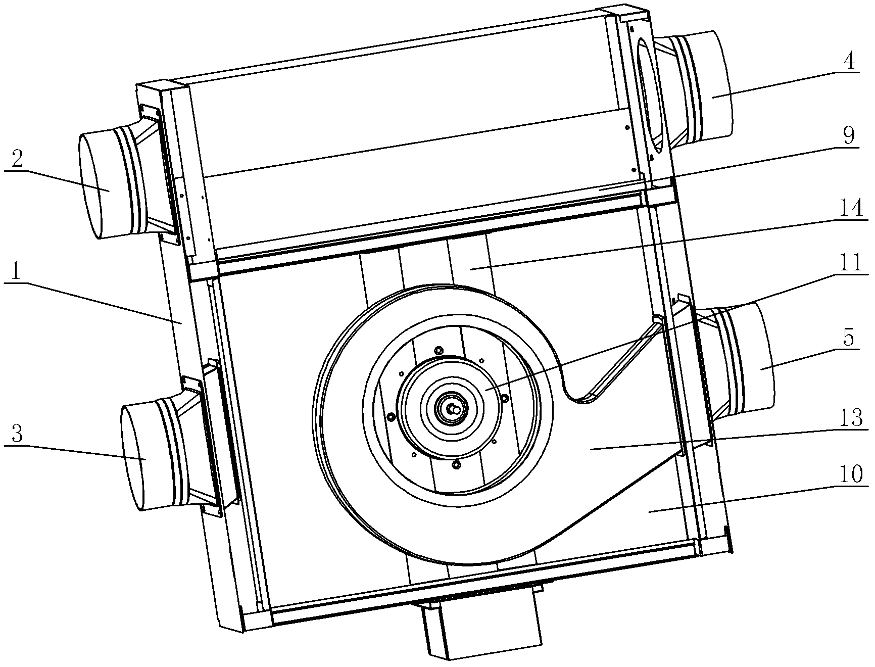 Total heat exchanger