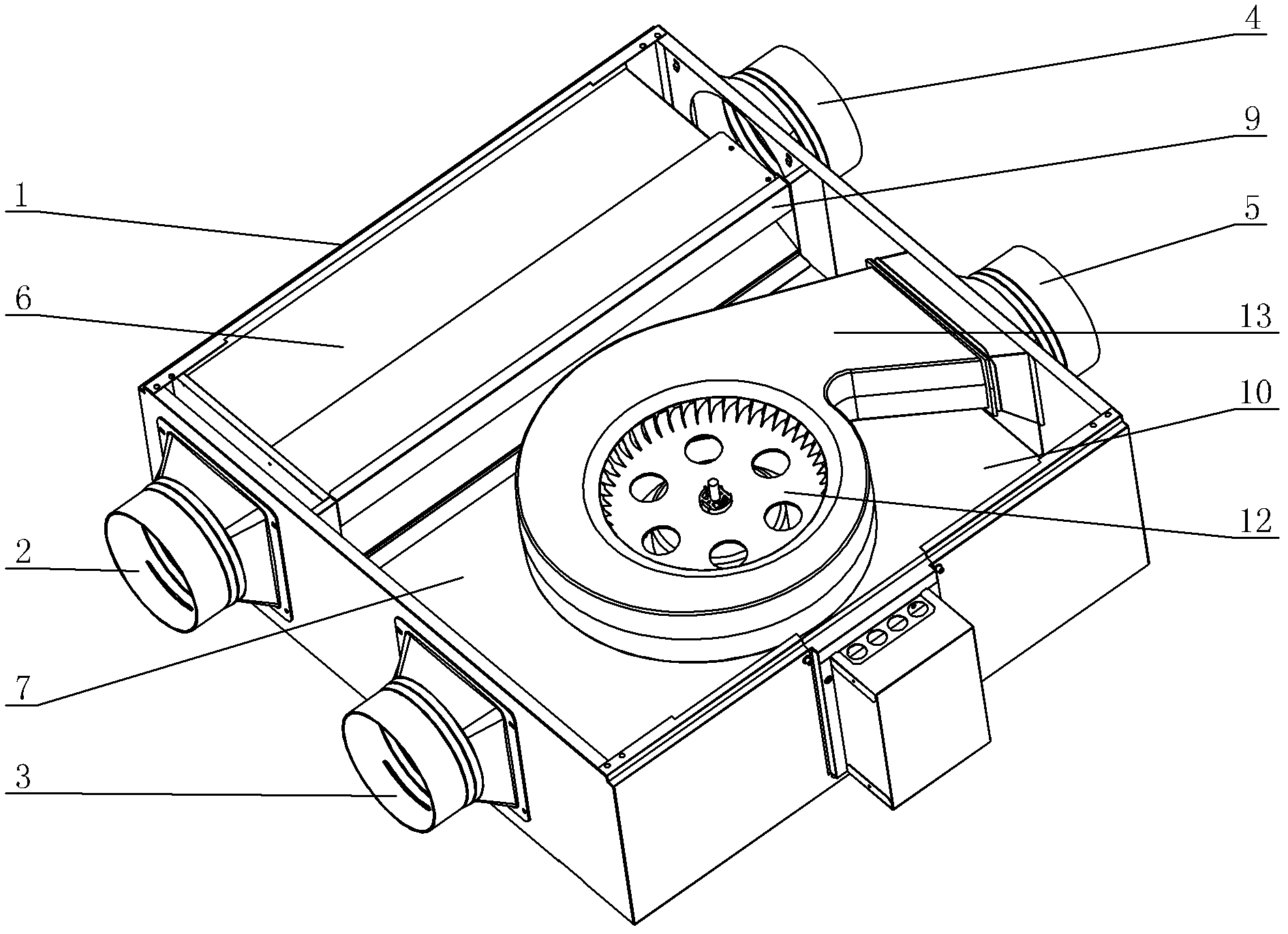 Total heat exchanger