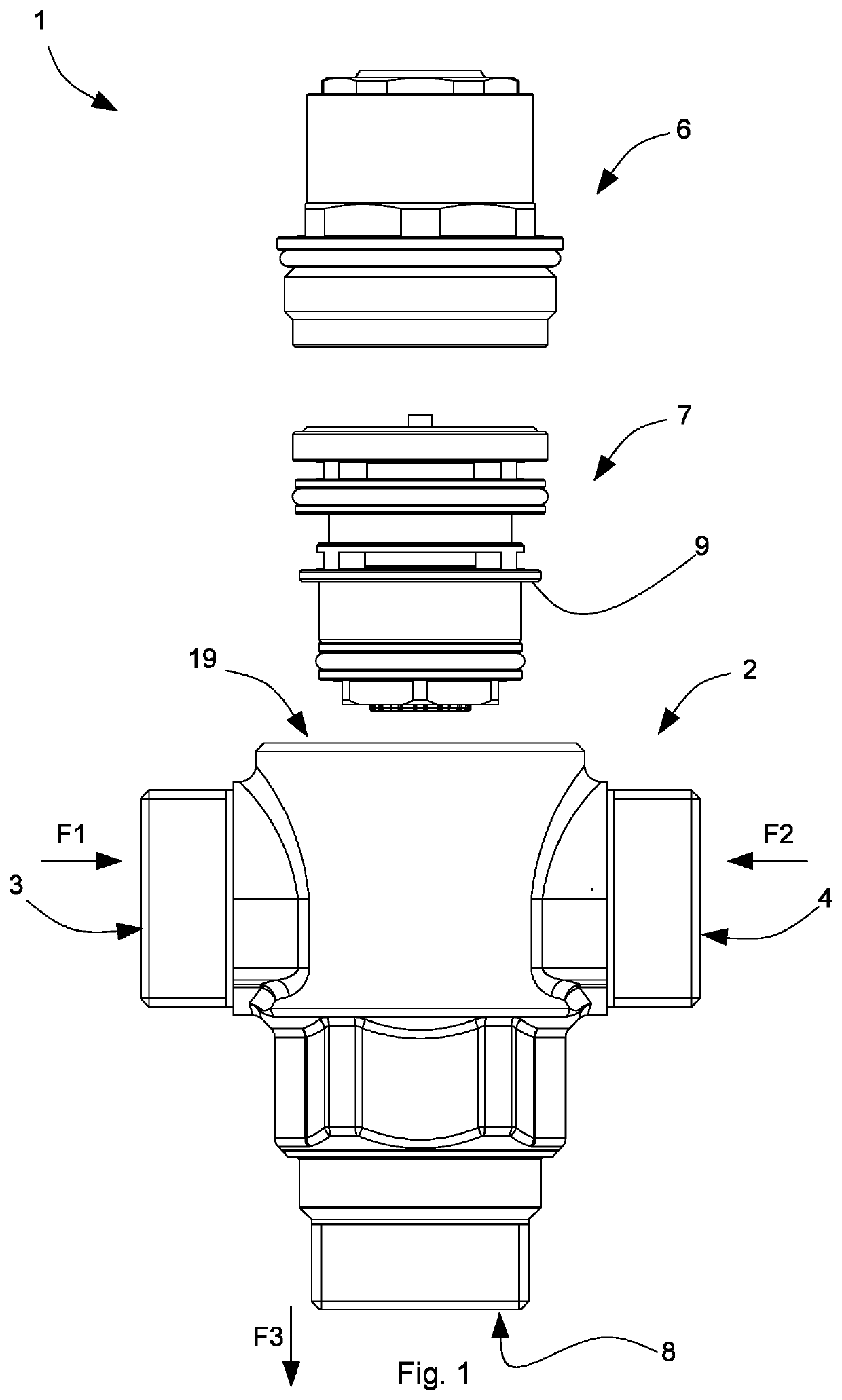 Thermostatic mixing valve