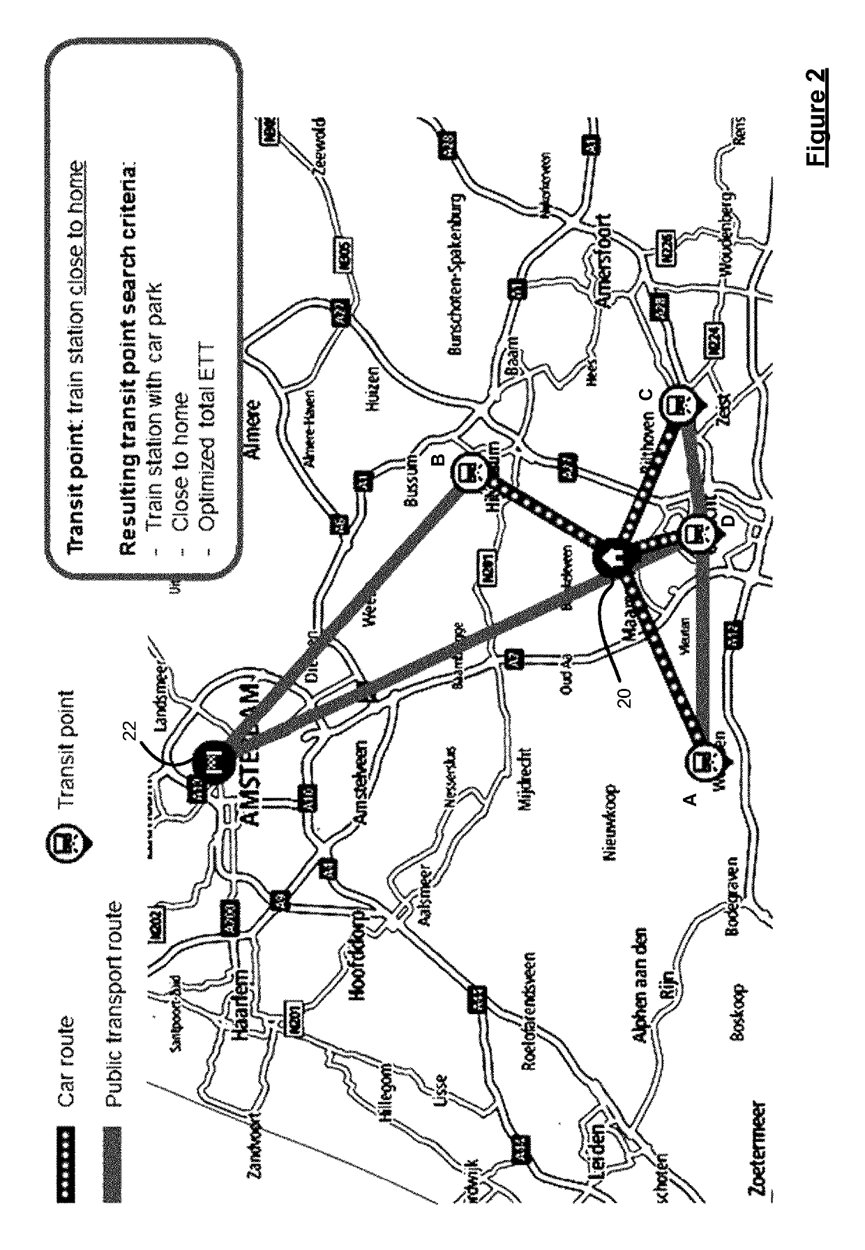 Methods and systems for obtaining a multi-modal route