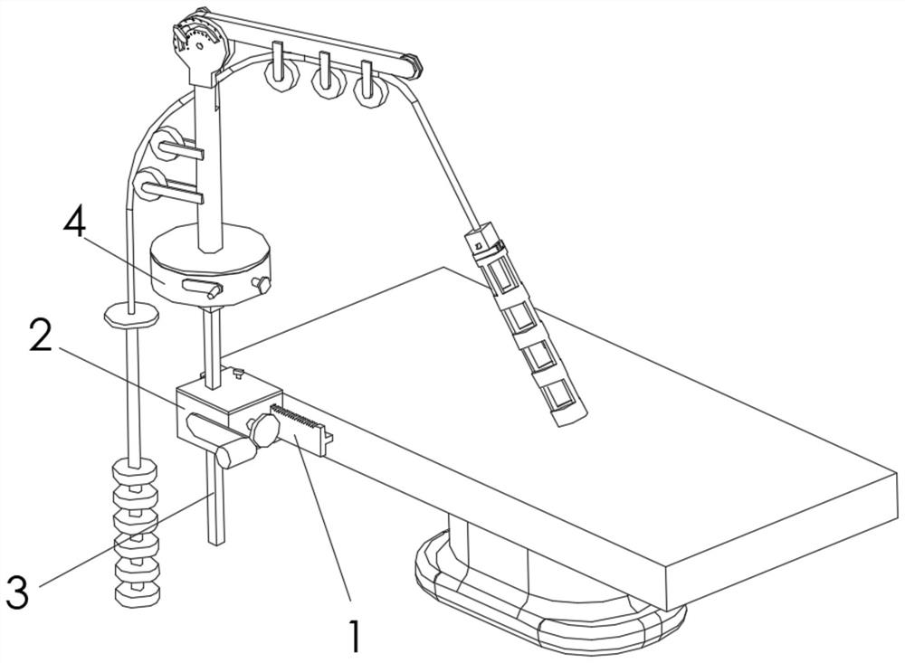 A shoulder arthroscopic surgical stand