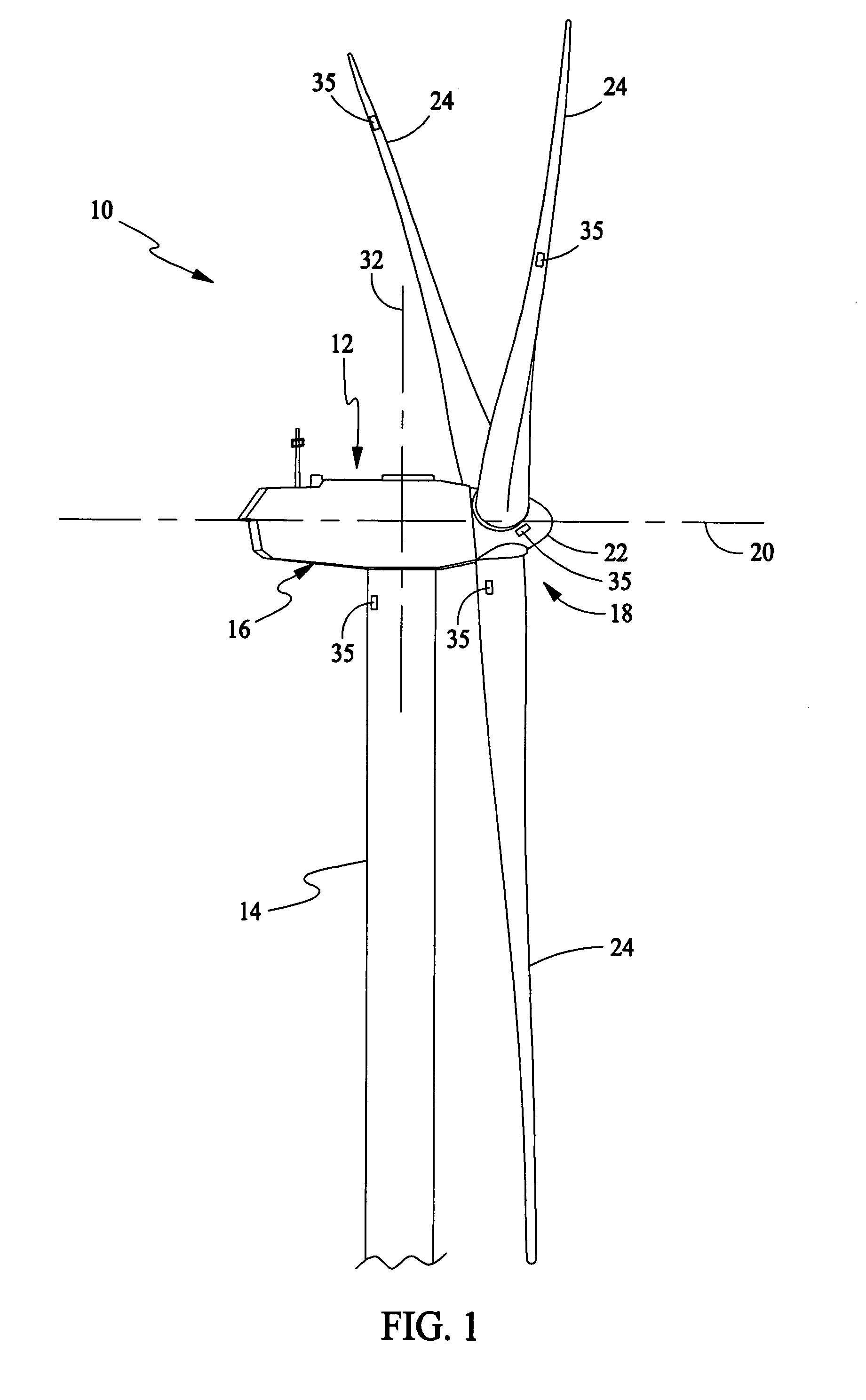 Method and apparatus for wind turbine braking