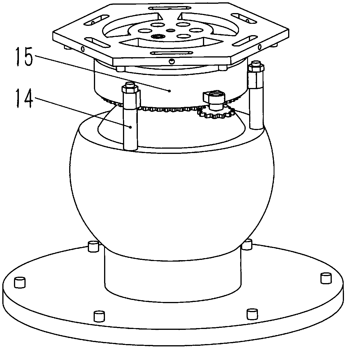 Sea condition simulation device of ship