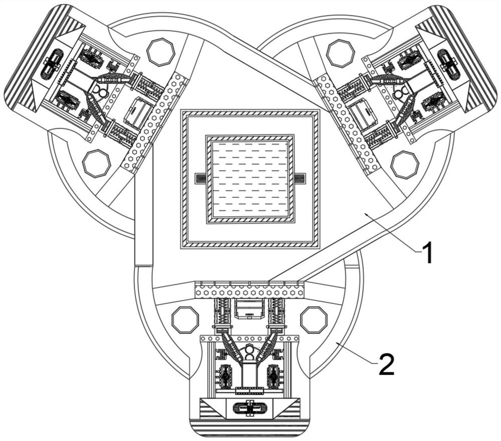 Environment-friendly equipment for avoiding inclination of processor shell for computer maintenance