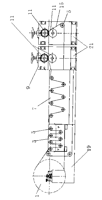 Non-woven fabric production line