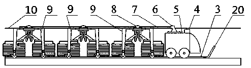 Dissimilar plate butt welding electromagnetic quantitative stirring device