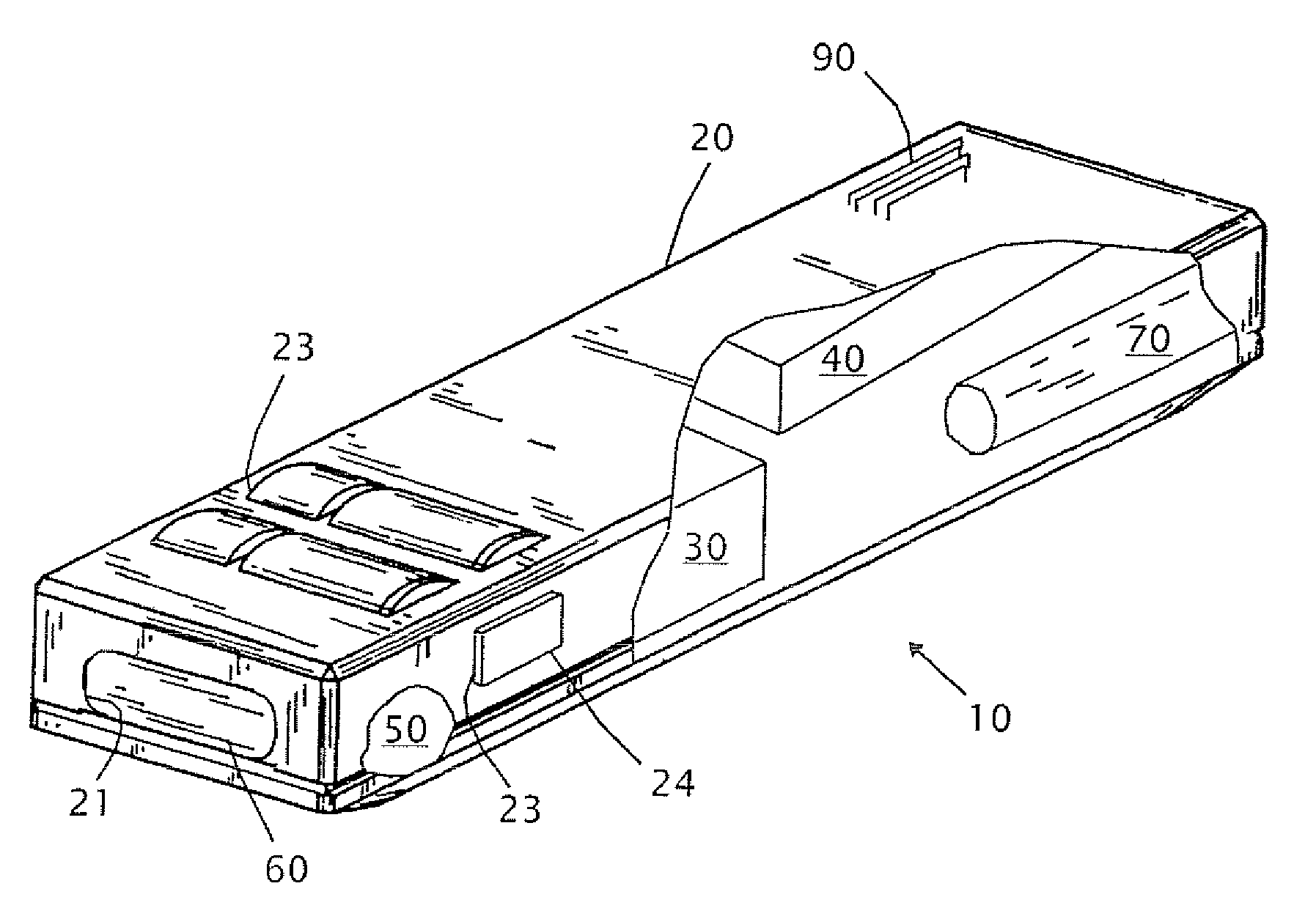 Target marker having quantum cascade laser for thermally marking a target