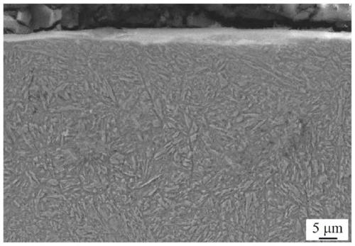 A high-strength and tough nitrided layer on the surface of an iron-based alloy and its preparation method