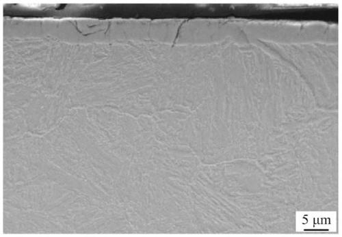 A high-strength and tough nitrided layer on the surface of an iron-based alloy and its preparation method