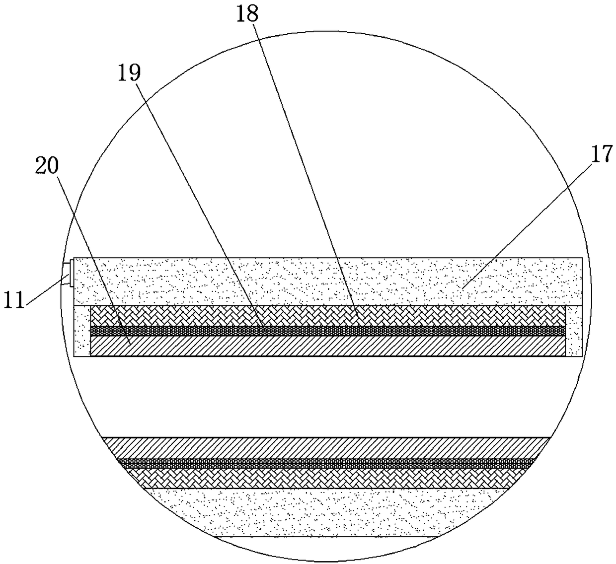 Handheld iron wire rust removing device