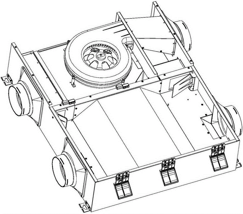 Full heat exchange type fresh air machine