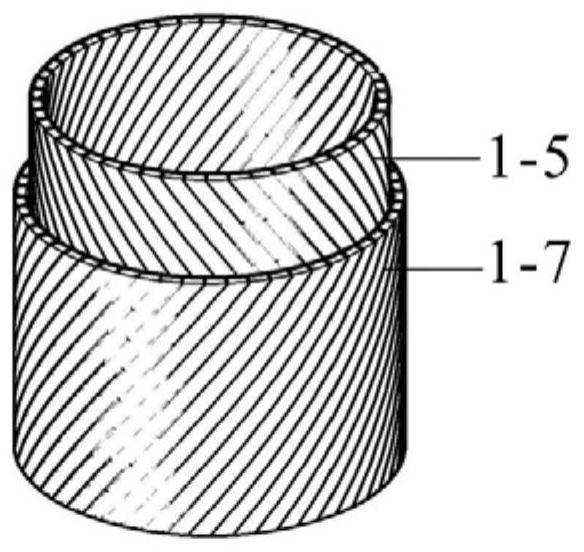 Flexible vertical pipe and interlaced tensile armor layer thereof