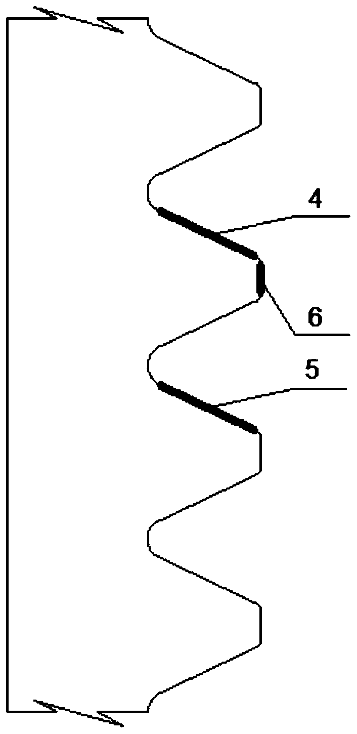 Tooth profile detection die, measurement method, evaluation standard and coping method