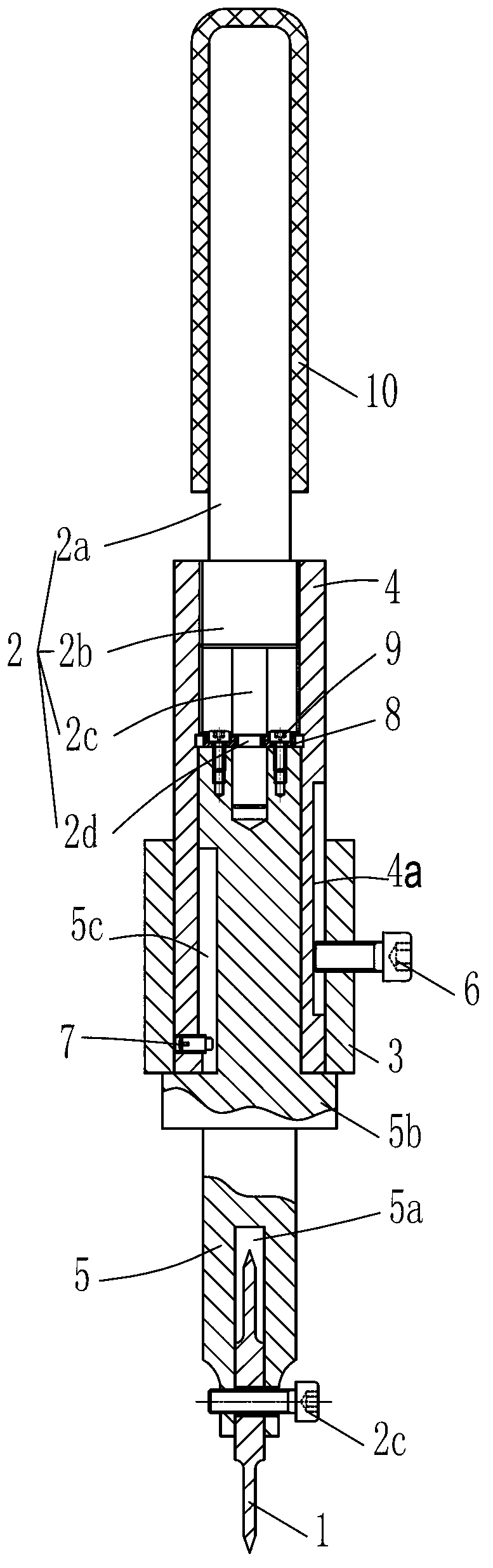 Peeling and cutting tool for cables