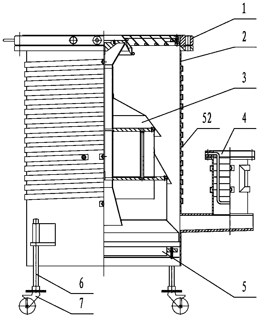 Electromagnetic heating high vacuum oil diffusion pump