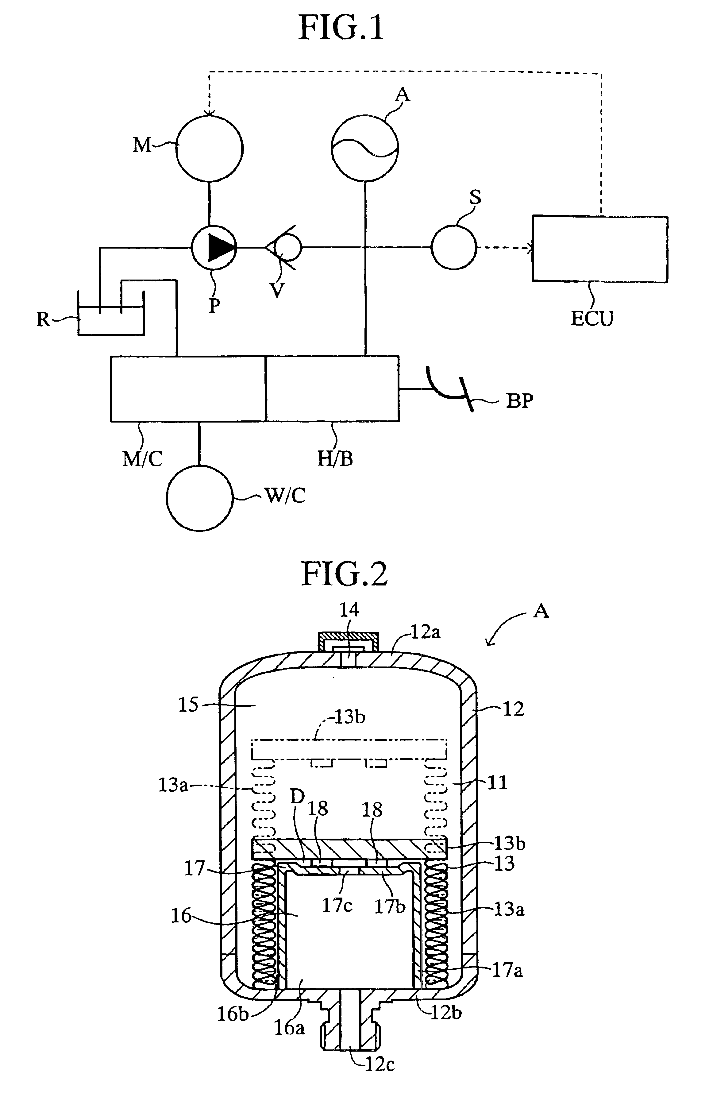 Metal bellows accumulator