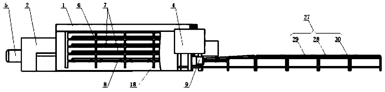 Rice noodle curing and loosening integrated equipment