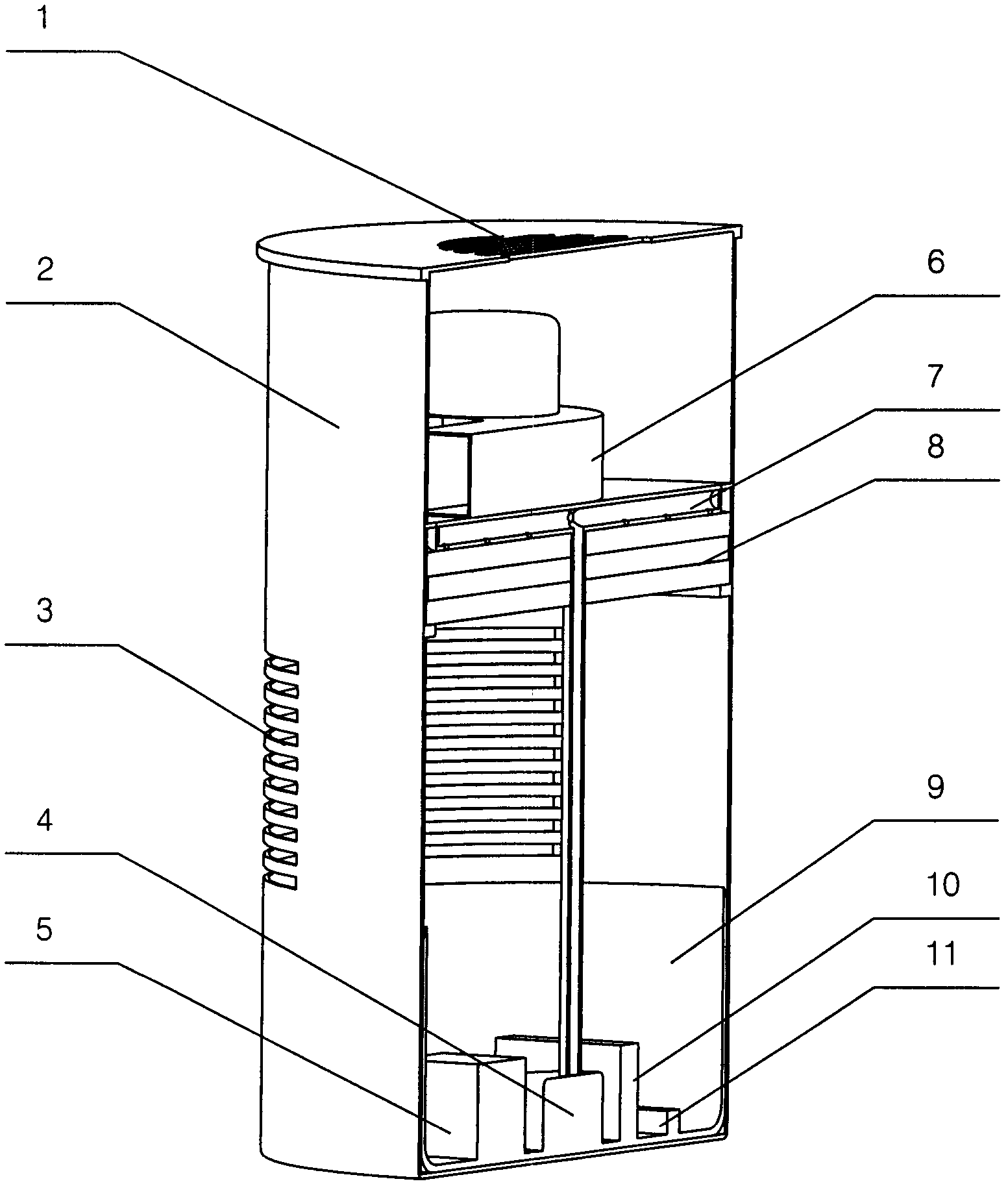 Dedusting and sterilization humidifier