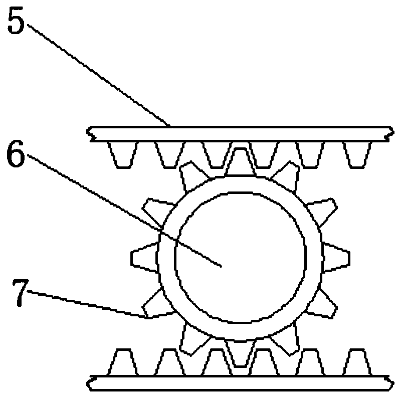 Rough machining device for metal tray production