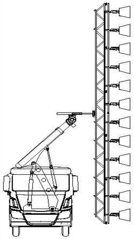 Cleaning vehicle for tower-type solar thermal power generation heliostat