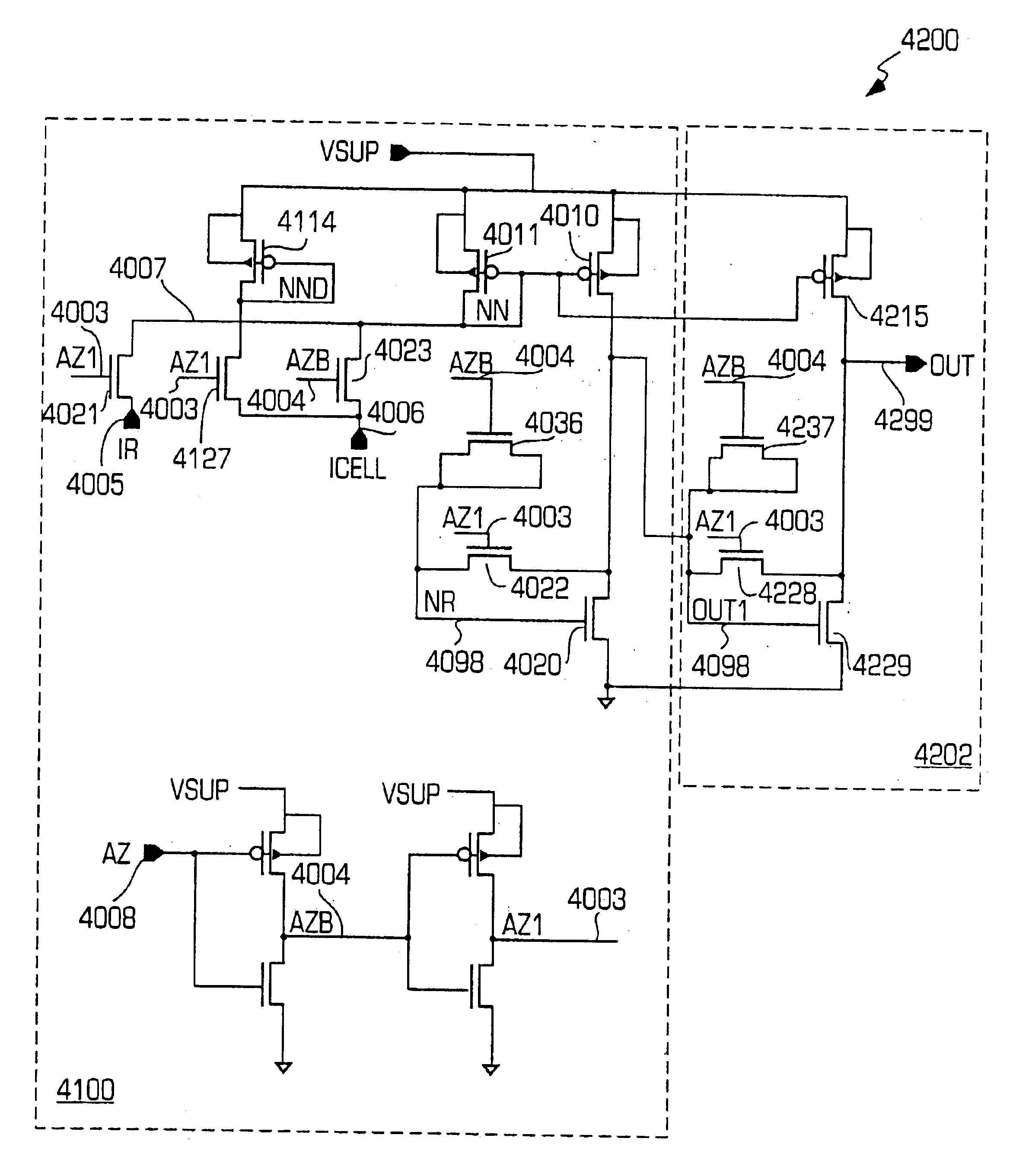 Multistage autozero sensing for a multilevel non-volatile memory integrated circuit system