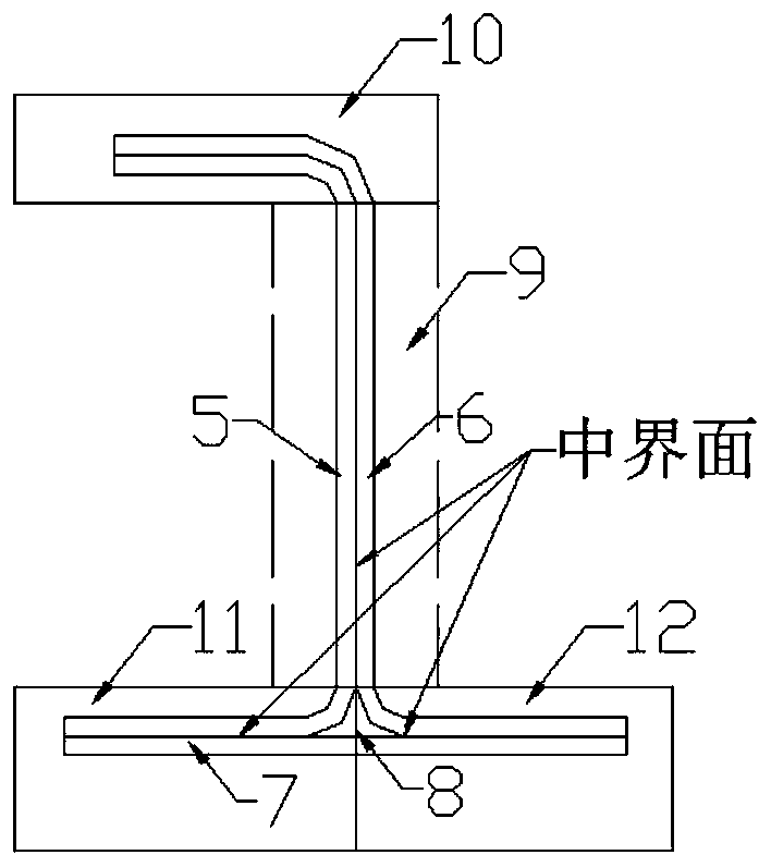 Preparation method of "J" type stiffened wall panel tackified preforms suitable for RFI technology