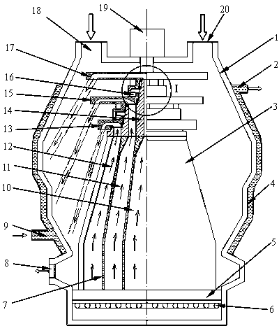 Rotation type vacuum diffusion pump