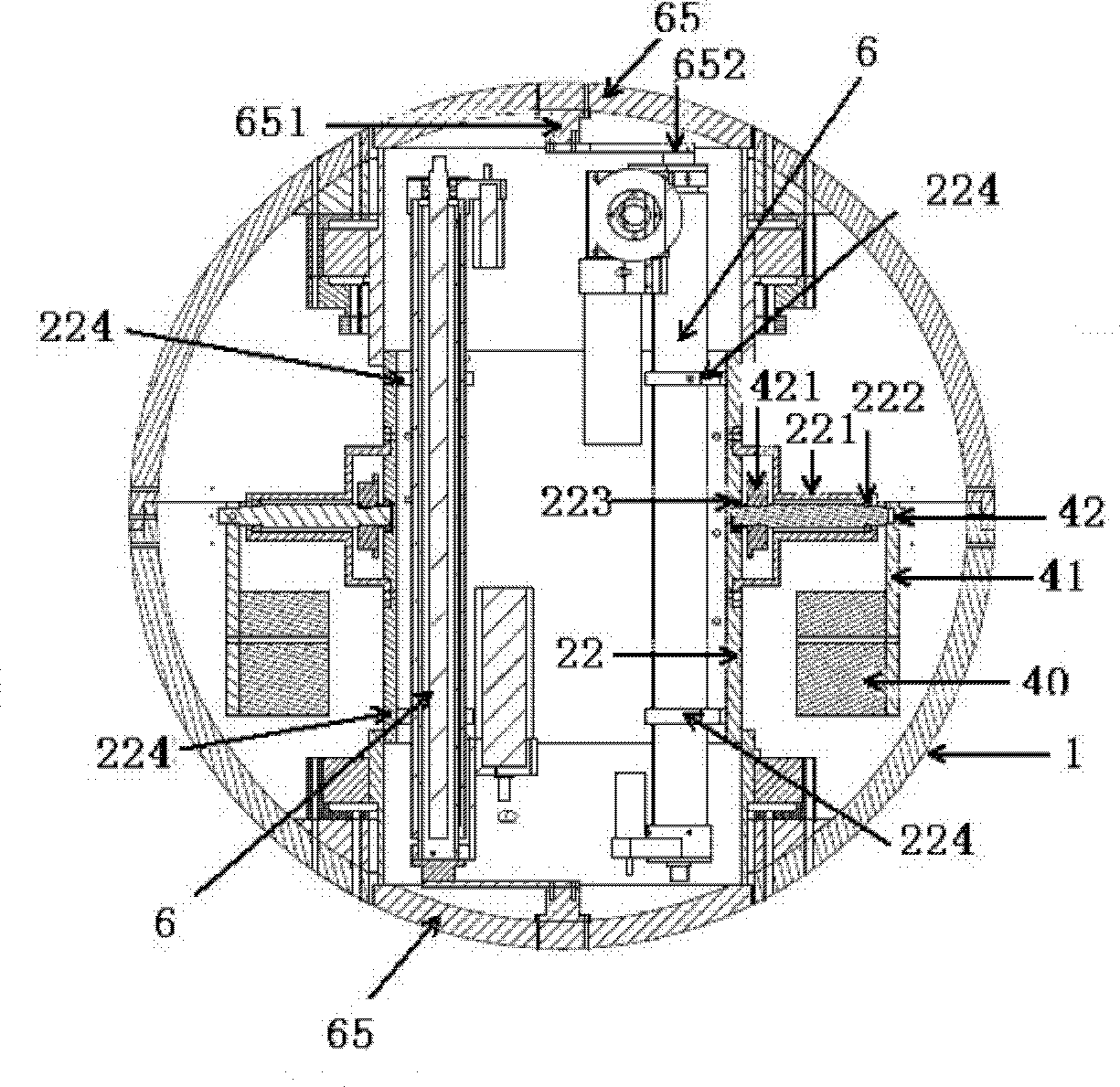 Ball-shaped robot used for detection