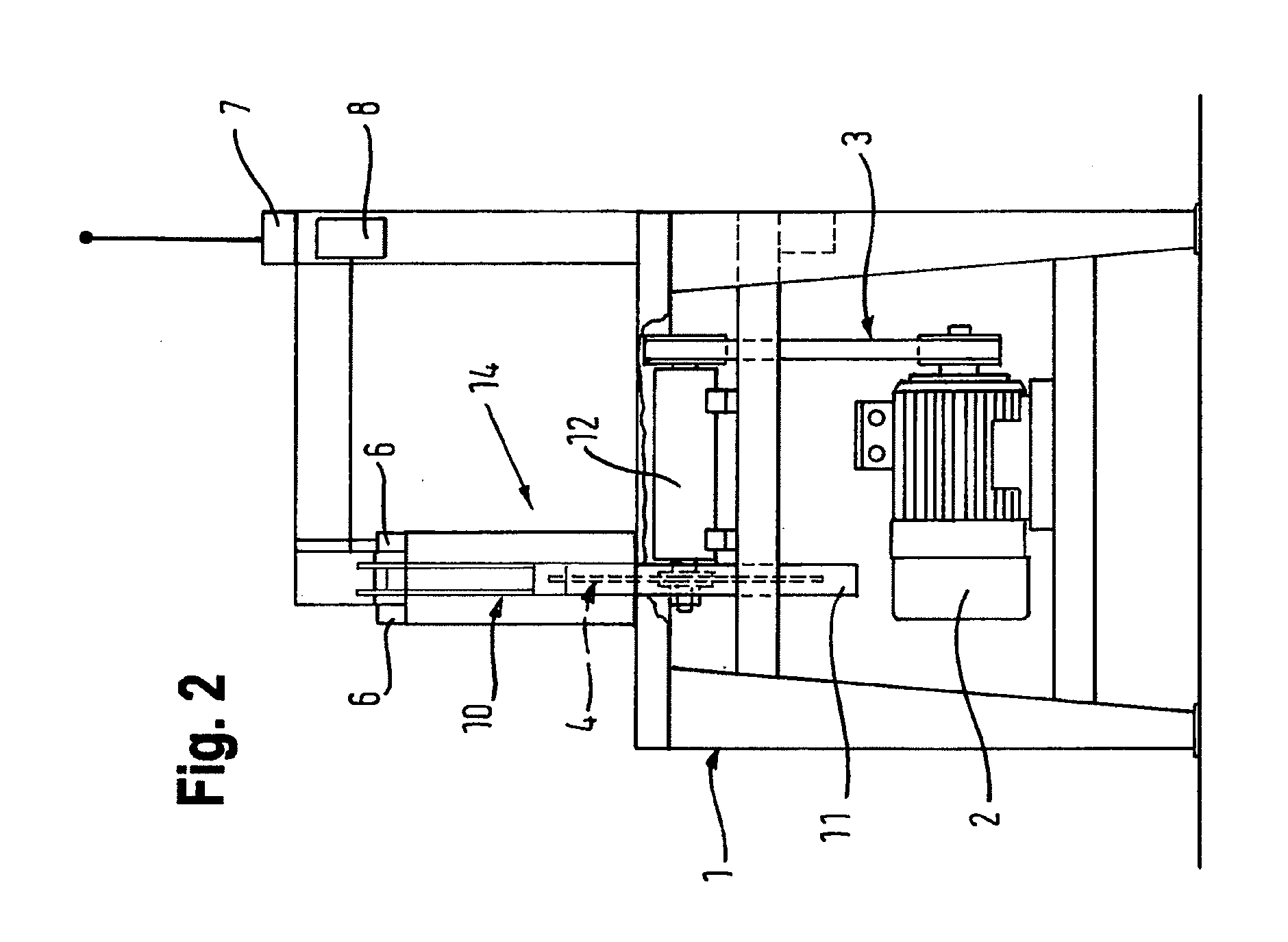 Safety brake device for moving machine elements