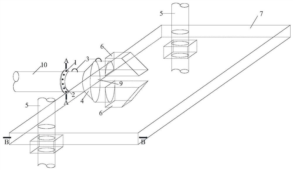 A support system suitable for island support and its application