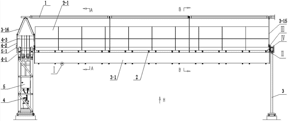 Tank type paraboloid solar concentrating collector system and array thereof