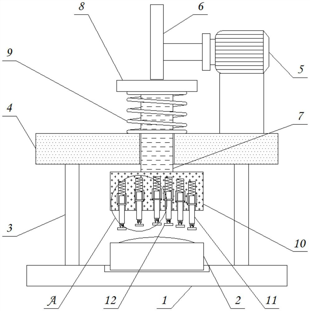 Starter treading device for starter propagation with high slurry extraction efficiency