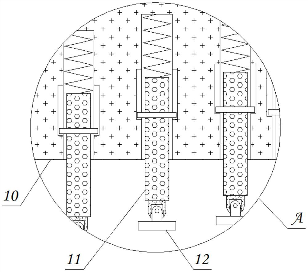 Starter treading device for starter propagation with high slurry extraction efficiency