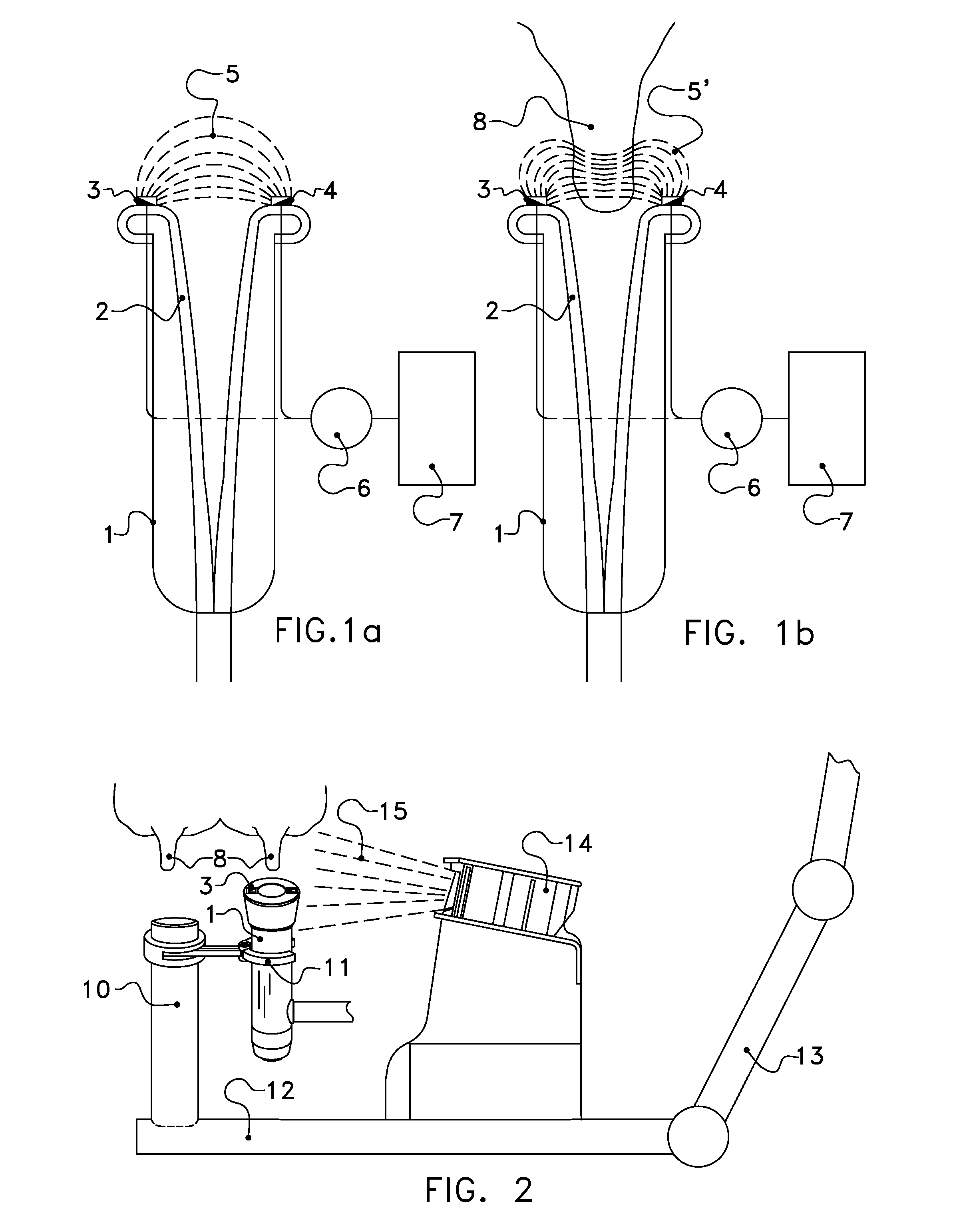 System for connecting a teat cup to a teat