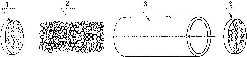 Molten metal magnesium solution or molten magnesium alloy solution filtering material and filter