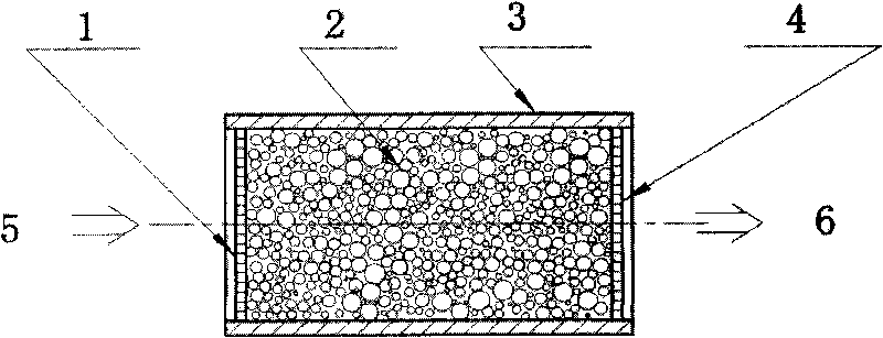 Molten metal magnesium solution or molten magnesium alloy solution filtering material and filter