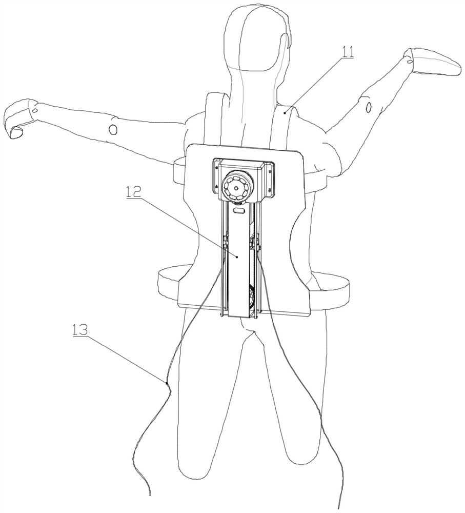 A single-motor flexible knee exoskeleton