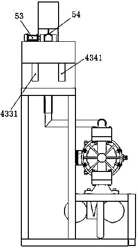 Collection device for oil slick in sewage pond