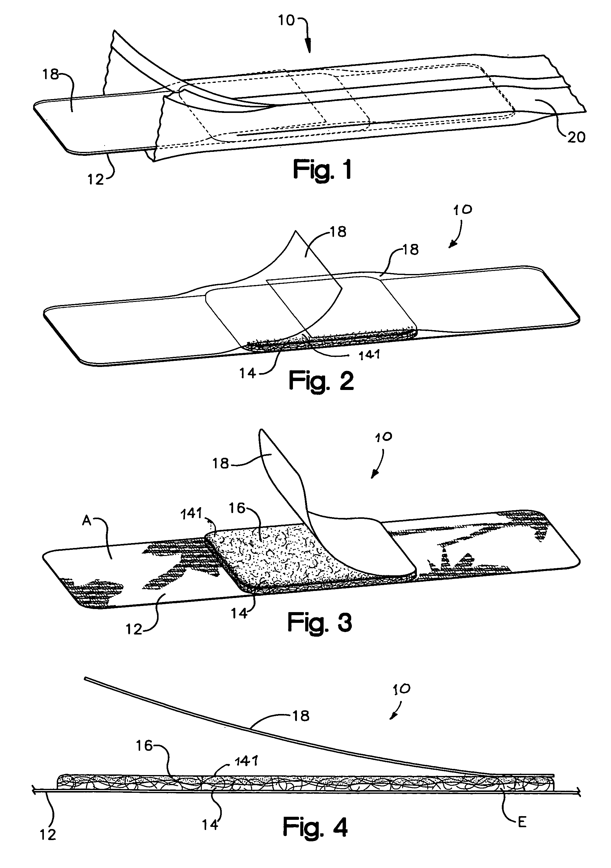 Bandage and method for vital bleaching of skin