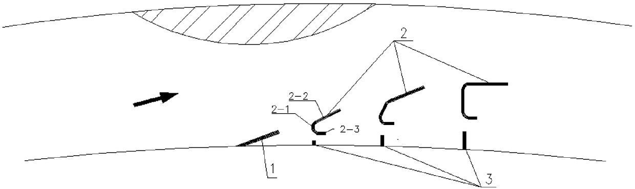 Inland-river ecological regulation groin system