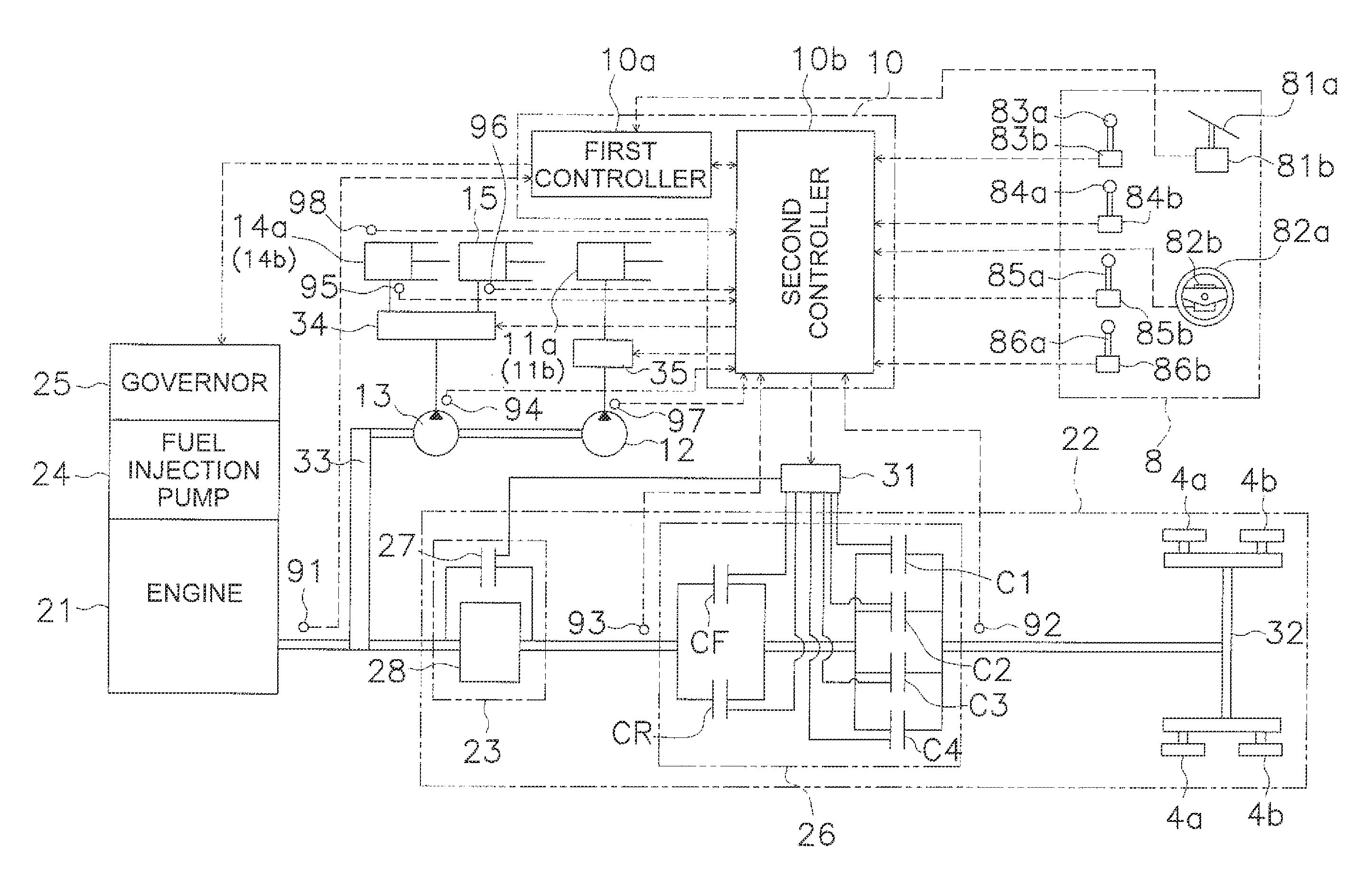 Work vehicle and work vehicle control method