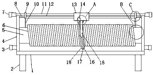 Anti-overcurrent fine adjustment slide rheostat